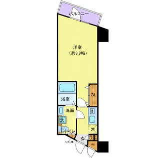 プレール・ドゥーク西新井II【2階】の間取り