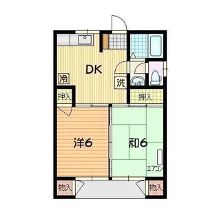 レジデンス多喜【1階】の間取り