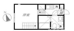 ハーモニーテラス高砂【2階】の間取り