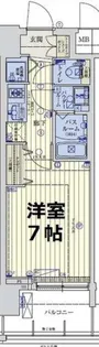 スワンズシティ梅田シエロ【7階】の間取り