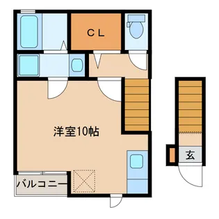imシャルマン【2階】の間取り