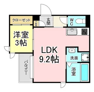 福岡県北九州市八幡西区陣原5【アパート】の間取り