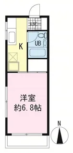 1Kの間取り画像