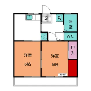 パークサイド1丁目A【3階】の間取り