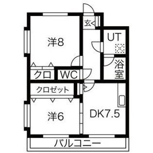 ピソ・ベルデ【4階】の間取り