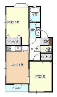 レジデンスME【1階】の間取り