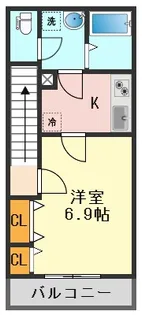 リブリ小岩【2階】の間取り