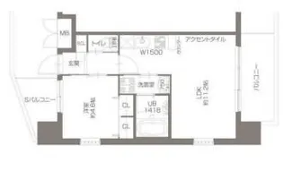 プレジオ十三【4階】の間取り