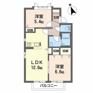 プルミエ・レタージュ【2階】の間取り
