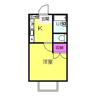 ニューレピュート【2階】の間取り