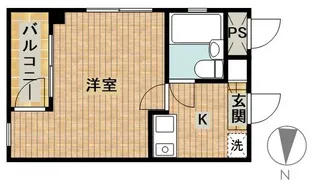 ライオンズマンション武蔵新城駅前【2階】の間取り