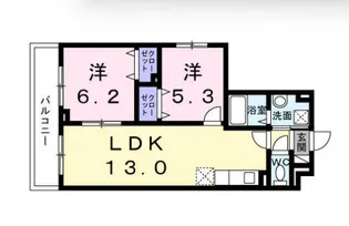 Pretty Forest【2階】の間取り