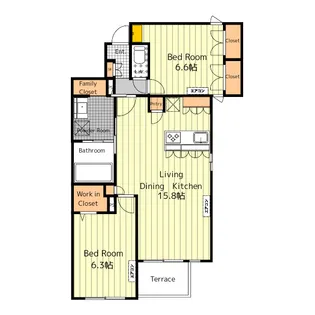 HEBEL MAISON 神宮【3階】の間取り