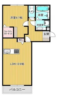 アルフィーネII【1階】の間取り