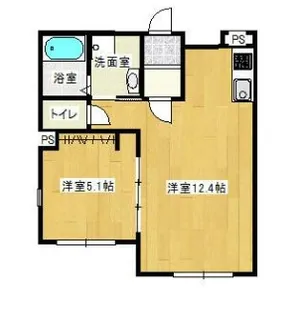 カーサ フェリシア長町南【1階】の間取り