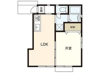 ベルメゾン【1階】の間取り