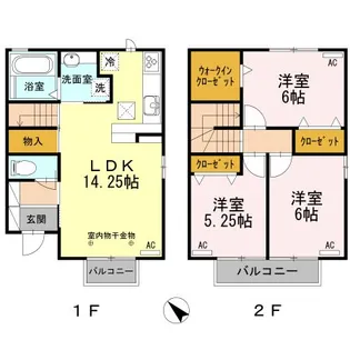 静岡県静岡市清水区西久保【一戸建】の間取り