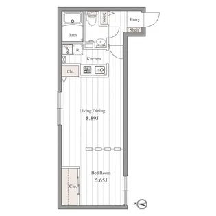 ZESTY桜新町【1階】の間取り