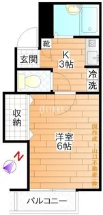 東京都日野市旭が丘2【アパート】の間取り