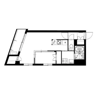 b’CASA Yokohama Yoshinocho【2階】の間取り