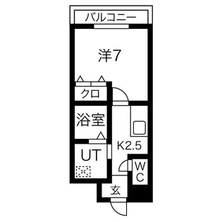 パーラム淡路【6階】の間取り