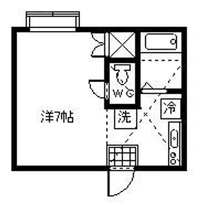 ラスール四ッ屋【2階】の間取り