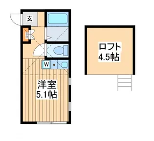 プレリュード川崎【2階】の間取り