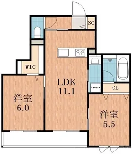 メゾン ソフィア【2階】の間取り