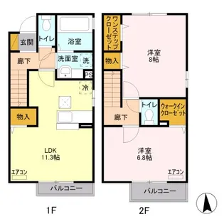 エスペランサ Bの間取り