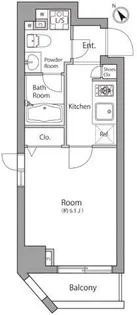 東京都江東区門前仲町1【マンション】の間取り