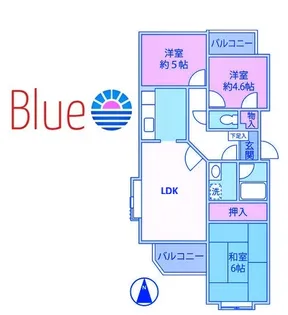 辻堂ガーデンタウン【2階】の間取り