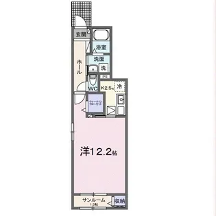 長野県長野市大字稲葉【アパート】の間取り