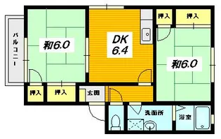 フローレンス向井【1階】の間取り