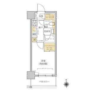 神奈川県横浜市神奈川区鶴屋町2【マンション】の間取り