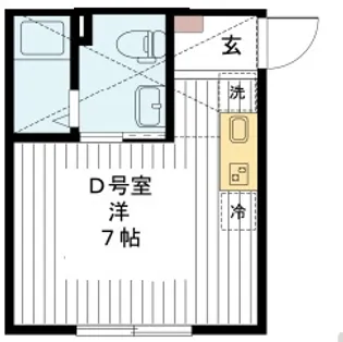 神奈川県横浜市保土ヶ谷区岩井町【アパート】の間取り