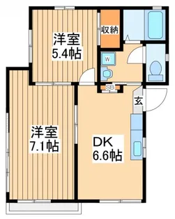 ハイマートアライ3【2階】の間取り