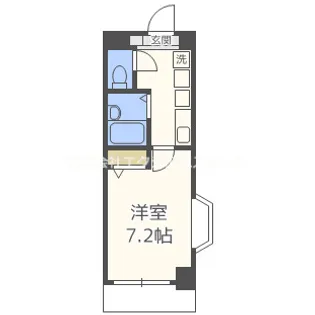 SWISS難波南【3階】の間取り
