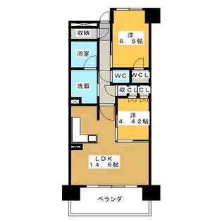 プレミスト四日市駅前【3階】の間取り