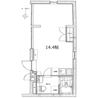 東京都新宿区西落合4【マンション】の間取り