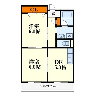 大阪府大阪市東淀川区南江口3【マンション】の間取り