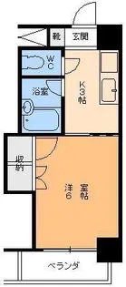 1Kの間取り画像