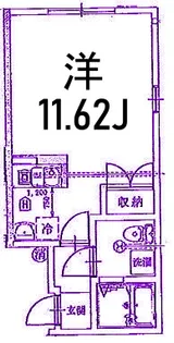 スプリングス横浜吉野町【1階】の間取り