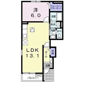 アイスバーグII【1階】の間取り