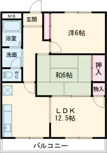 B‐ing浜の宮【3階】の間取り