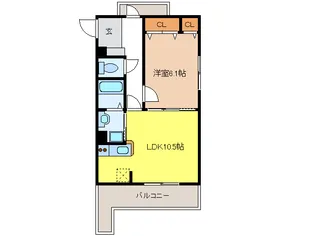 岐阜県岐阜市鏡島西3【アパート】の間取り