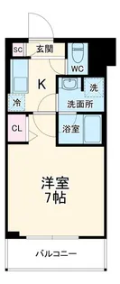 ガーラ・クレスタ横濱関内【6階】の間取り