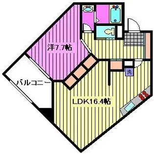 埼玉県さいたま市緑区東浦和9【マンション】の間取り