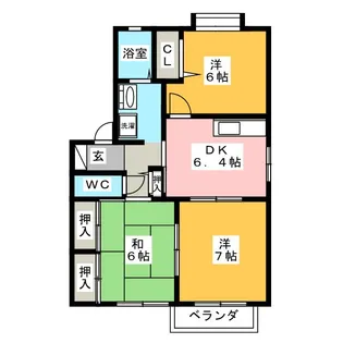 ファミール東新II【2階】の間取り