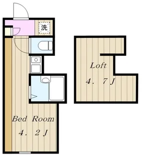 プライムテラス生田【1階】の間取り