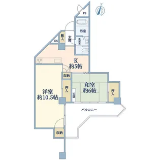ニュー菊名ハイツ【3階】の間取り